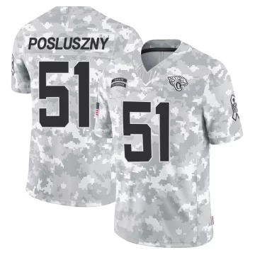 Youth Jacksonville Jaguars ＃51 Paul Posluszny Arctic Camo Limited 2024 Salute to Service Jersey