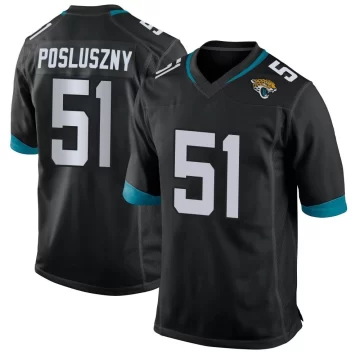 Youth Jacksonville Jaguars ＃51 Paul Posluszny Black Game Jersey