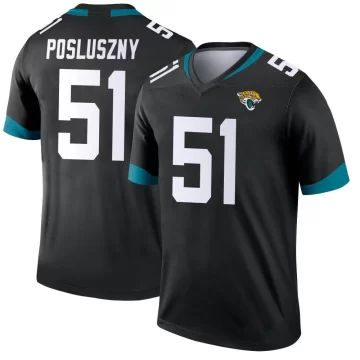 Youth Jacksonville Jaguars ＃51 Paul Posluszny Black Legend Jersey