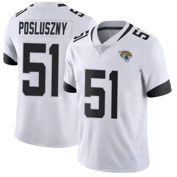 Youth Jacksonville Jaguars ＃51 Paul Posluszny White Limited Vapor Untouchable Jersey