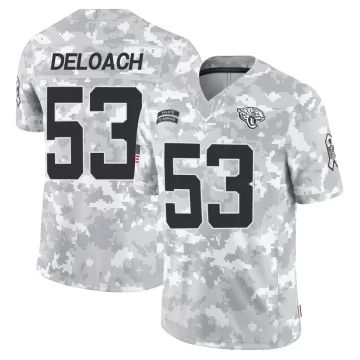 Youth Jacksonville Jaguars ＃53 Kalen DeLoach Arctic Camo Limited 2024 Salute to Service Jersey