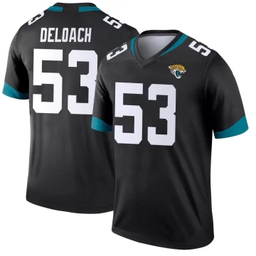 Youth Jacksonville Jaguars ＃53 Kalen DeLoach Black Legend Jersey