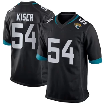 Youth Jacksonville Jaguars ＃54 Jack Kiser Black Game Jersey