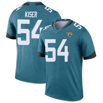 Youth Jacksonville Jaguars ＃54 Jack Kiser Teal Legend Color Rush Jersey