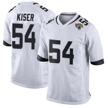 Youth Jacksonville Jaguars ＃54 Jack Kiser White Game Jersey