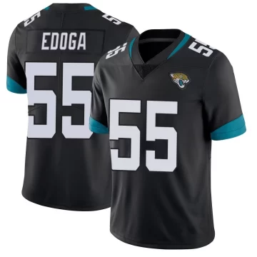 Youth Jacksonville Jaguars ＃55 Chuma Edoga Black Limited Vapor Untouchable Jersey