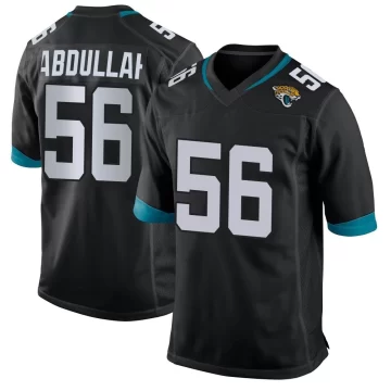Youth Jacksonville Jaguars ＃56 Yasir Abdullah Black Game Jersey