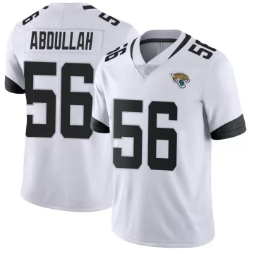 Youth Jacksonville Jaguars ＃56 Yasir Abdullah White Limited Vapor Untouchable Jersey