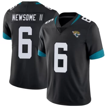 Youth Jacksonville Jaguars ＃6 Greg Newsome II Black Limited Vapor Untouchable Jersey