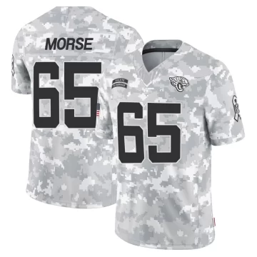 Youth Jacksonville Jaguars ＃65 Mitch Morse Arctic Camo Limited 2024 Salute to Service Jersey