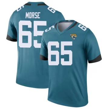 Youth Jacksonville Jaguars ＃65 Mitch Morse Teal Legend Color Rush Jersey