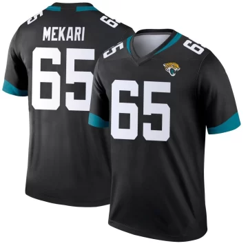 Youth Jacksonville Jaguars ＃65 Patrick Mekari Black Legend Jersey
