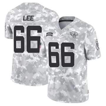 Youth Jacksonville Jaguars ＃66 Ricky Lee Arctic Camo Limited 2024 Salute to Service Jersey