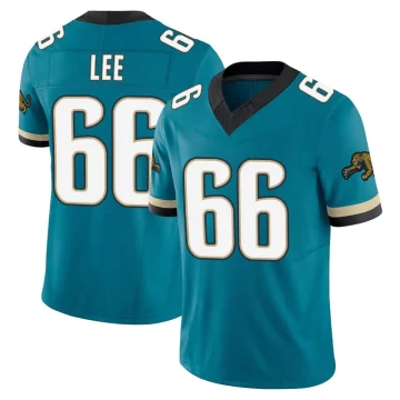 Youth Jacksonville Jaguars ＃66 Ricky Lee Teal Limited Prowler Throwback Vapor F.U.S.E. Jersey