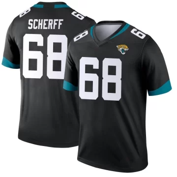 Youth Jacksonville Jaguars ＃68 Brandon Scherff Black Legend Jersey