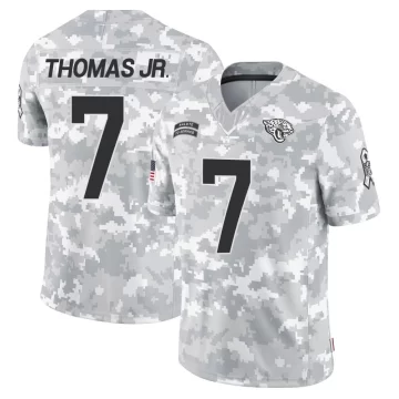 Youth Jacksonville Jaguars ＃7 Brian Thomas Jr. Arctic Camo Limited 2024 Salute to Service Jersey