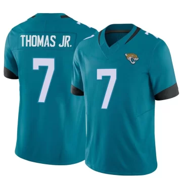 Youth Jacksonville Jaguars ＃7 Brian Thomas Jr. Teal Limited Vapor F.U.S.E. Jersey