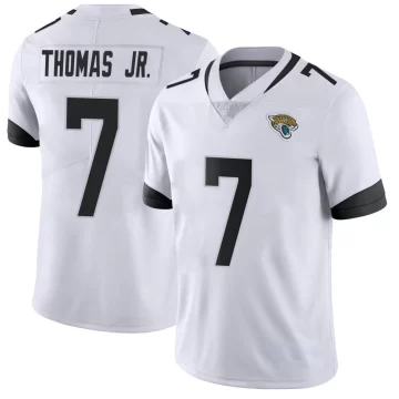 Youth Jacksonville Jaguars ＃7 Brian Thomas Jr. White Limited Vapor Untouchable Jersey