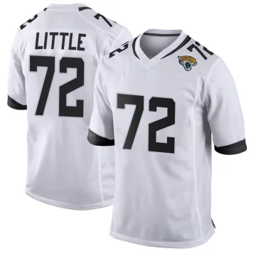 Youth Jacksonville Jaguars ＃72 Walker Little White Game Jersey