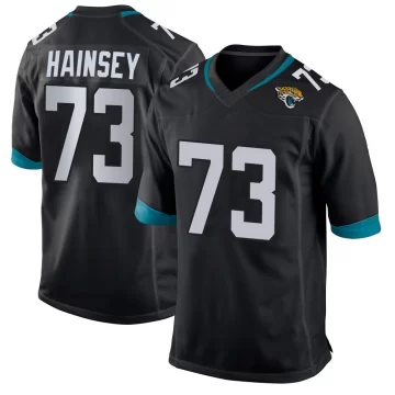 Youth Jacksonville Jaguars ＃73 Robert Hainsey Black Game Jersey