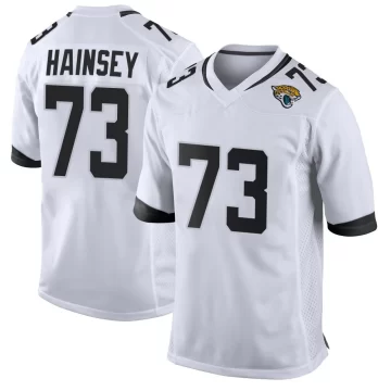 Youth Jacksonville Jaguars ＃73 Robert Hainsey White Game Jersey