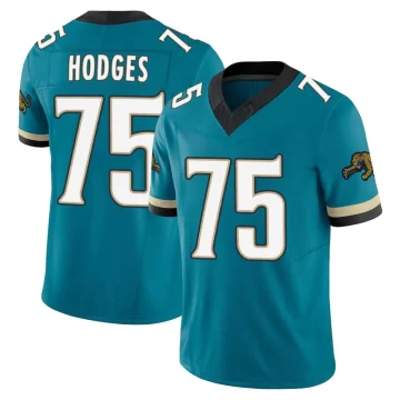 Youth Jacksonville Jaguars ＃75 Cooper Hodges Teal Limited Prowler Throwback Vapor F.U.S.E. Jersey
