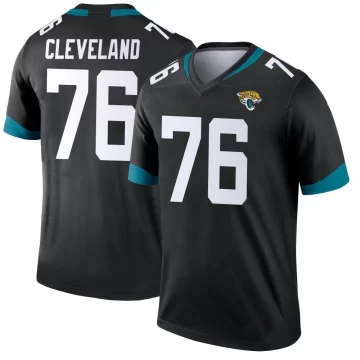 Youth Jacksonville Jaguars ＃76 Ezra Cleveland Black Legend Jersey