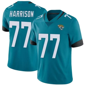 Youth Jacksonville Jaguars ＃77 Anton Harrison Teal Limited Vapor Untouchable Jersey