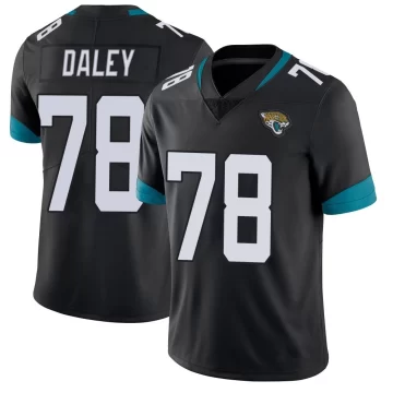 Youth Jacksonville Jaguars ＃78 Dennis Daley Black Limited Vapor Untouchable Jersey