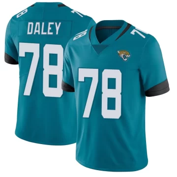 Youth Jacksonville Jaguars ＃78 Dennis Daley Teal Limited Vapor Untouchable Jersey