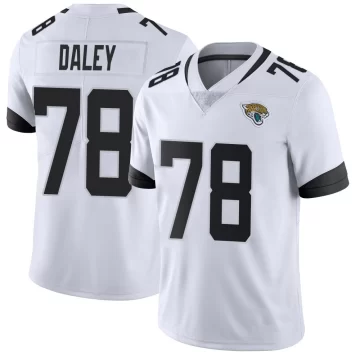 Youth Jacksonville Jaguars ＃78 Dennis Daley White Limited Vapor Untouchable Jersey