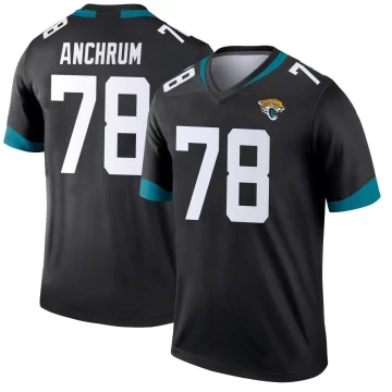 Youth Jacksonville Jaguars ＃78 Tremayne Anchrum Black Legend Jersey