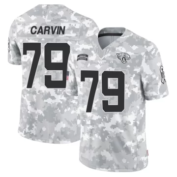 Youth Jacksonville Jaguars ＃79 Jerome Carvin Arctic Camo Limited 2024 Salute to Service Jersey