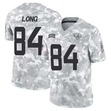 Youth Jacksonville Jaguars ＃84 Hunter Long Arctic Camo Limited 2024 Salute to Service Jersey