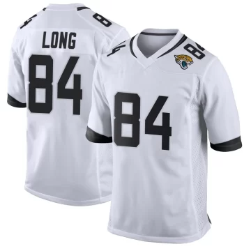 Youth Jacksonville Jaguars ＃84 Hunter Long White Game Jersey