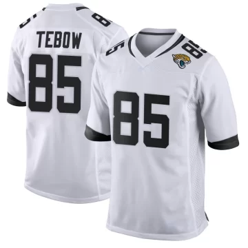 Youth Jacksonville Jaguars ＃85 Tim Tebow White Game Jersey
