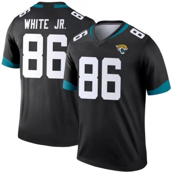 Youth Jacksonville Jaguars ＃86 David White Jr. Black Legend Jersey