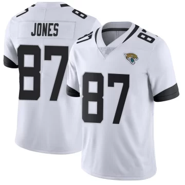 Youth Jacksonville Jaguars ＃87 J.J. Jones White Limited Vapor Untouchable Jersey