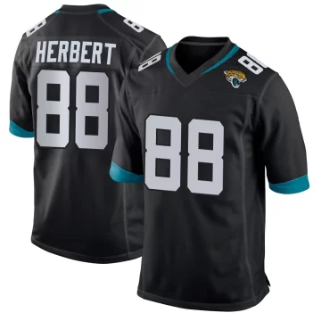 Youth Jacksonville Jaguars ＃88 Patrick Herbert Black Game Jersey