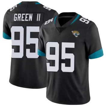 Youth Jacksonville Jaguars ＃95 B.J. Green II Black Limited Vapor Untouchable Jersey