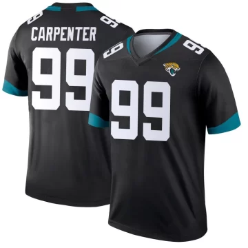 Youth Jacksonville Jaguars ＃99 James Carpenter Black Legend Jersey